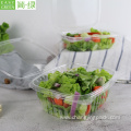 Disposable Clear Takeaway Dressing Bowl Clamshell Container